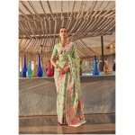 Lime Kashmiri Modal Weaving Silk Saree